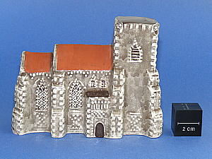 Image of Felsham church made by Mudlen End Studio